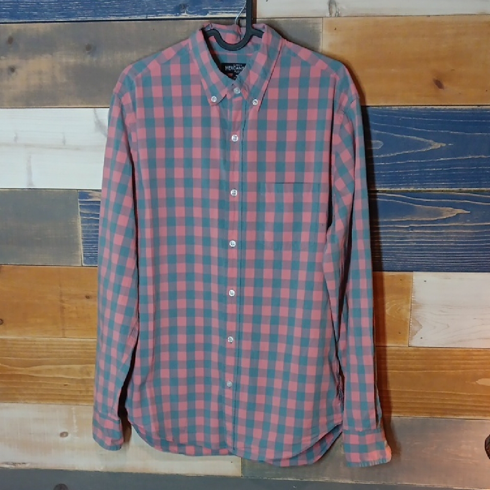 J. Crew Mercantile Flex Dress Shirt M